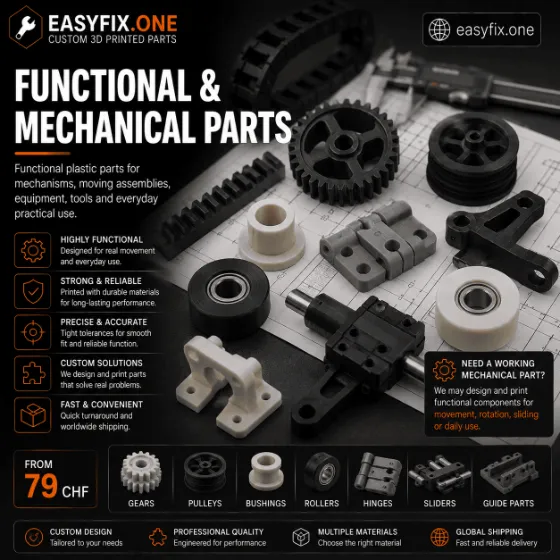 Funktionale und mechanische Ersatzteile