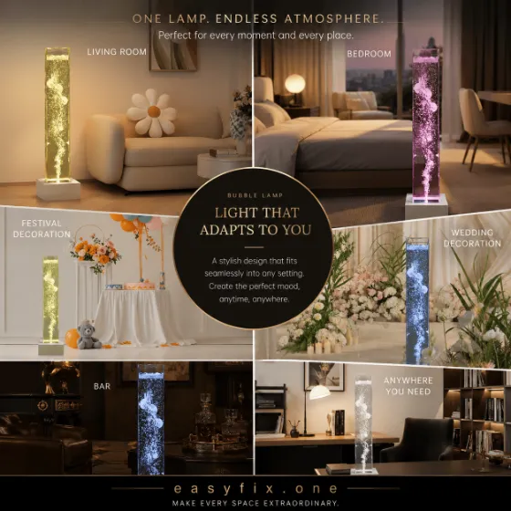 Dekorative Bubble-Lampe 1m mit schimmerndem Licht