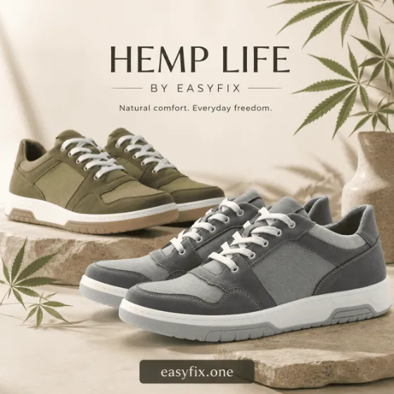 HEMP LIFE Blaze — Herren-Sneaker aus Hanf für den Alltag