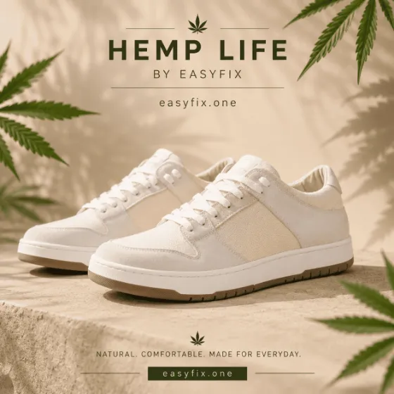 HEMP LIFE Evo — Herren-Sneaker aus Hanf für den Alltag