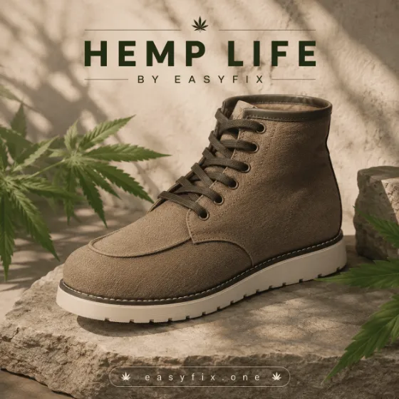 HEMP LIFE Alpine — Herren-Winterstiefel aus Hanf