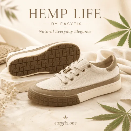 HEMP LIFE Lite — Damen-Sneaker aus Hanf
