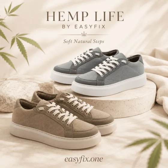 HEMP LIFE Luna — Damen-Sneaker aus Hanf