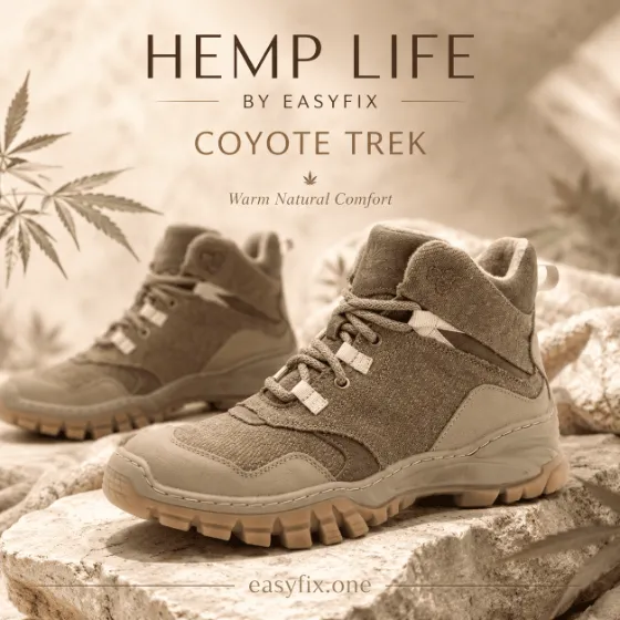 HEMP LIFE Coyote Trail — Damen-Winterstiefel aus Hanf