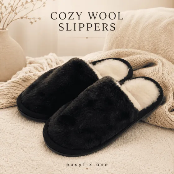 Cozy Warm — Unisex-Hausschuhe aus Wolle