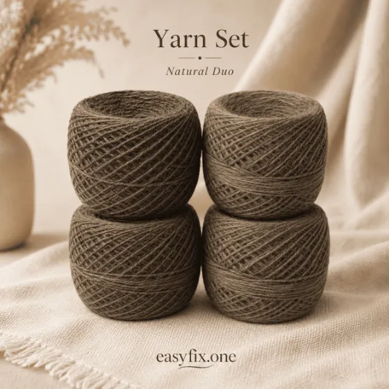 Camel Nature — Garnset aus 100 % Kamelwolle, 4 Spulen, 400 g, 1400 m / 1,4 km