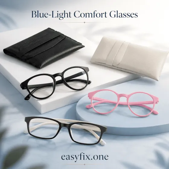 Vision Comfort — Graphen-Computerbrille mit Blaulichtfilter