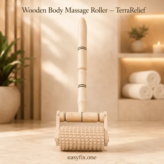 Massageroller aus Holz für den Körper 39 cm — TerraRelief